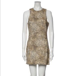 Alexander Wang animal print mini dress size 2